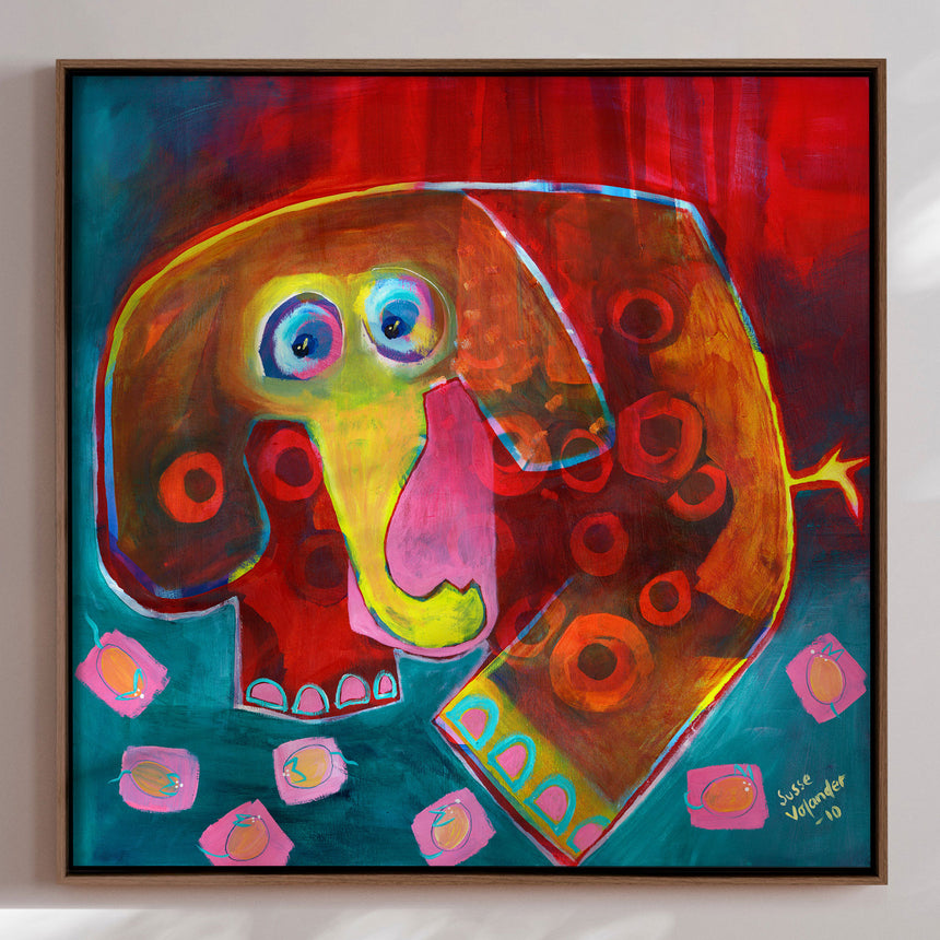 Lærredstryk - Afraid of Mice - Susse Volander