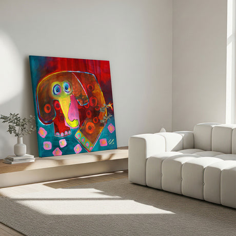 Lærredstryk - Afraid of Mice - Susse Volander