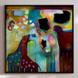 Lærredstryk - Animal Abstracts III - Susse Volander