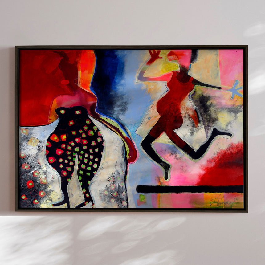 Lærredstryk - Damerne Der Venter - Susse Volander