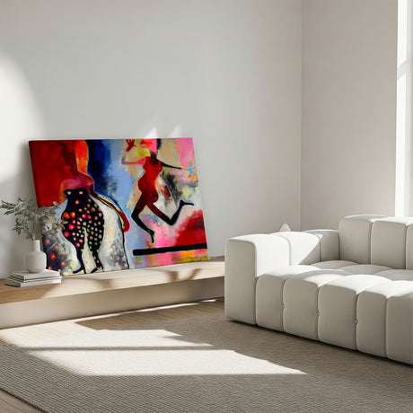 Lærredstryk - Damerne Der Venter - Susse Volander