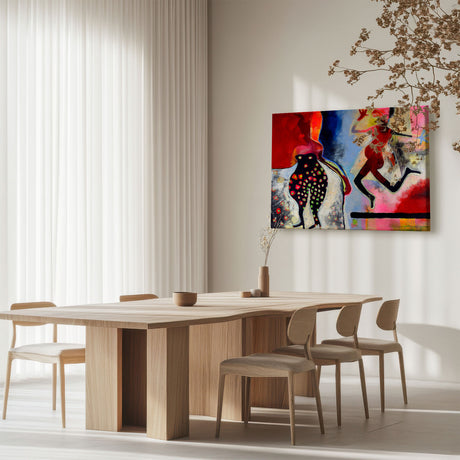 Lærredstryk - Damerne Der Venter - Susse Volander