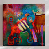 Lærredstryk - Overgrown Pet - Susse Volander