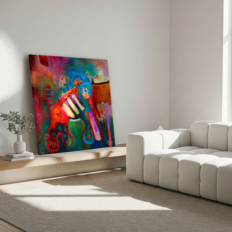 Lærredstryk - Overgrown Pet - Susse Volander