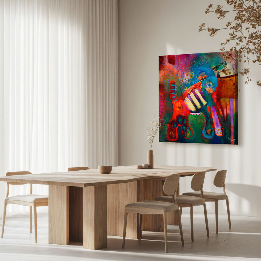 Lærredstryk - Overgrown Pet - Susse Volander