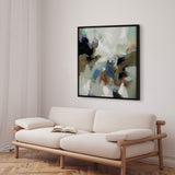 Håndlavet maleri med sort ramme - Whispers of Nature - Mixed media