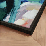 Håndlavet maleri med sort ramme - The Bold Divide II - Mixed media