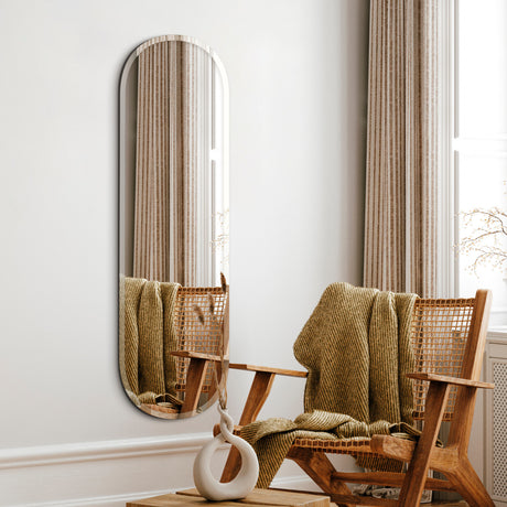 Ovalt spejl med facetkant - Ellipse - Incado