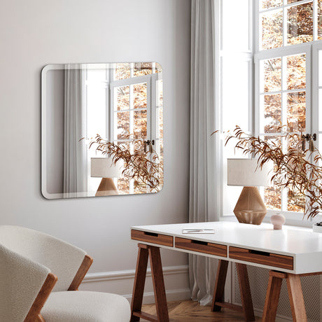 Firkantet spejl med facetkant - Forma - Incado