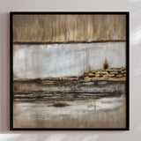 Premium maleri med sort ramme - Velvet Dust - E. Thorne