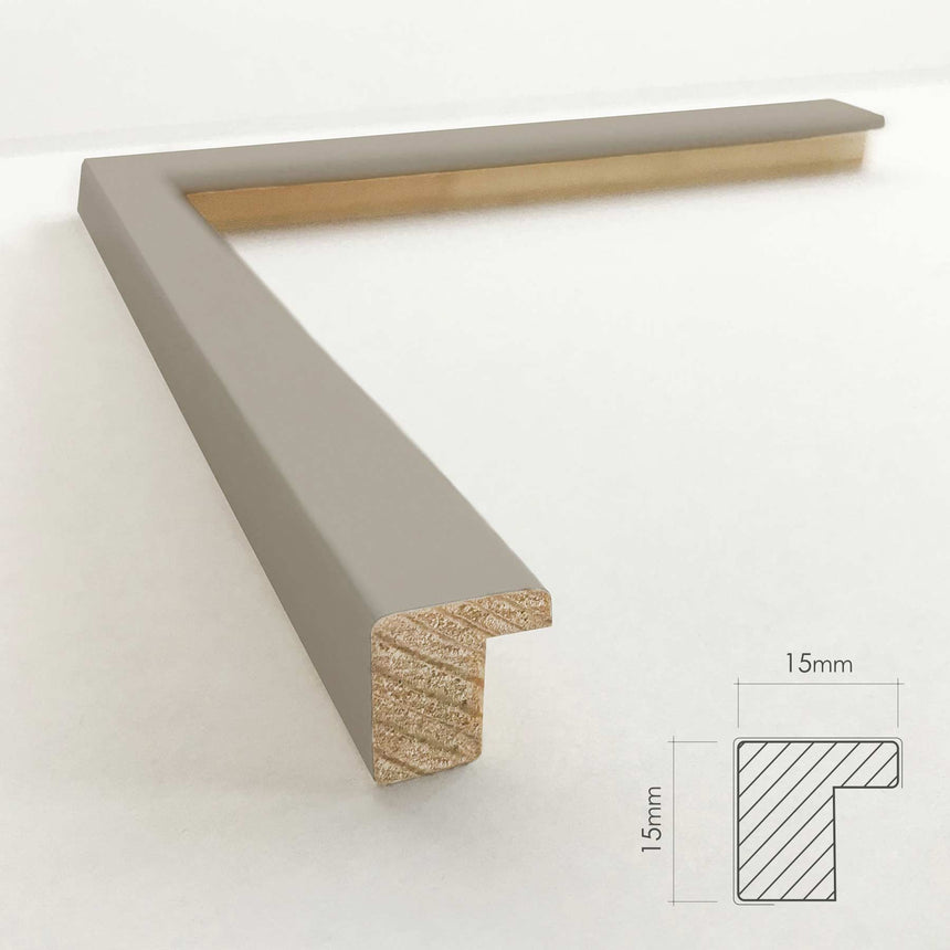 Luksus plakat med brun ramme - Japandi I - Artist Paper - Incado