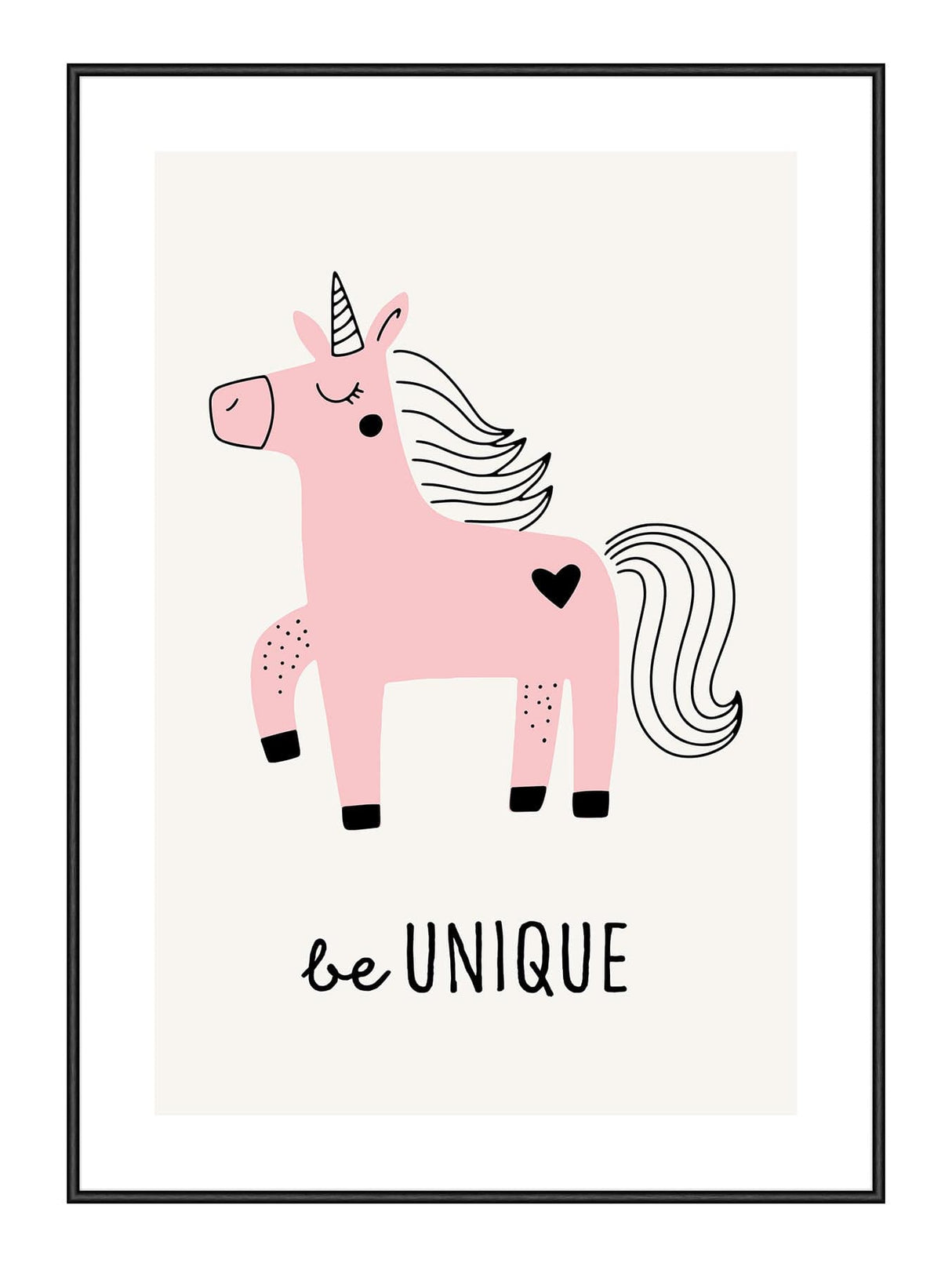 Be Unique 30 x 40  cm Plakat