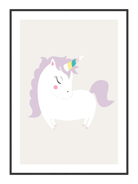 Plakat - Girly Unicorn II - Memory Art - Incado