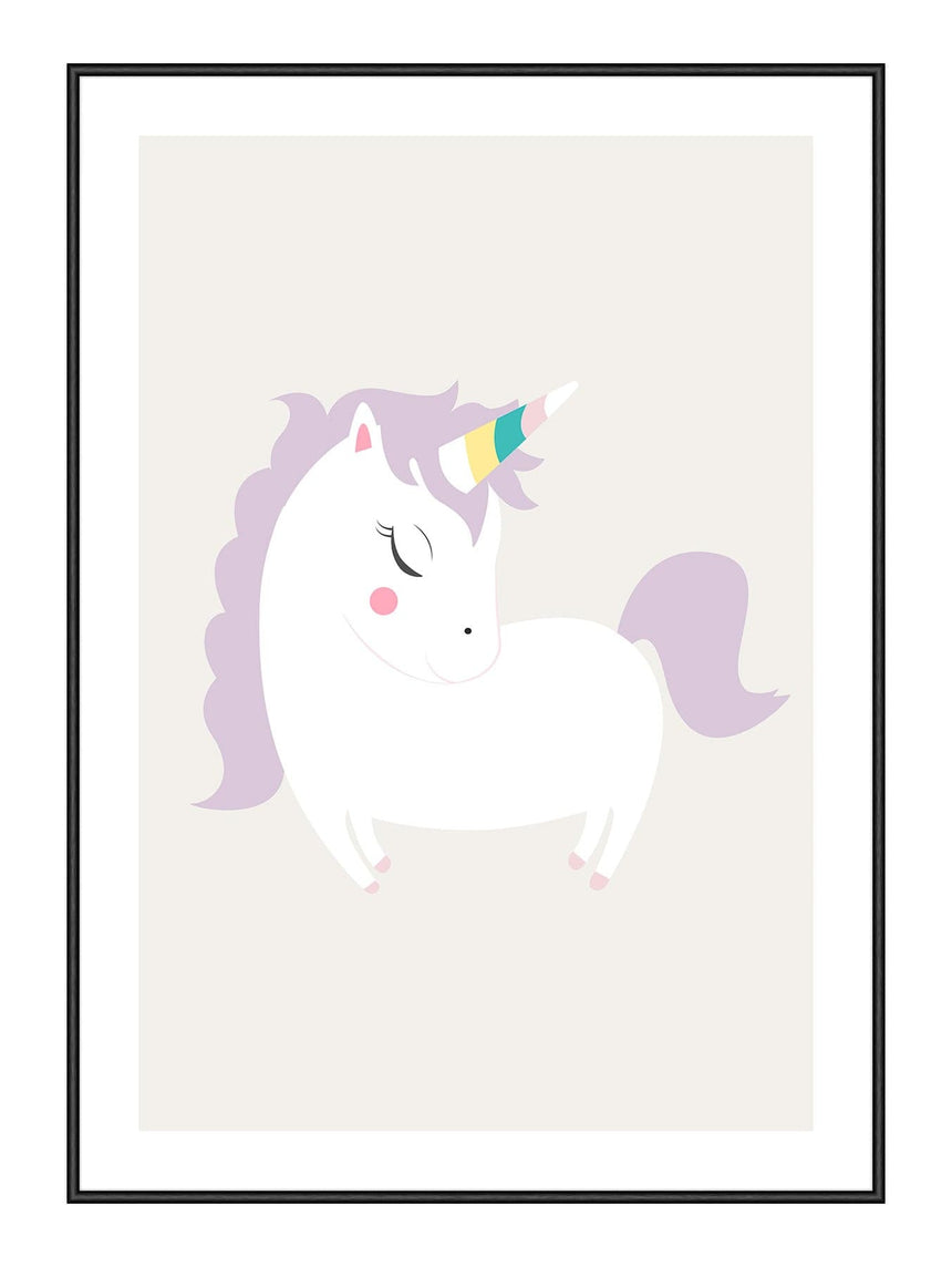 Plakat - Girly Unicorn II - Memory Art - Incado