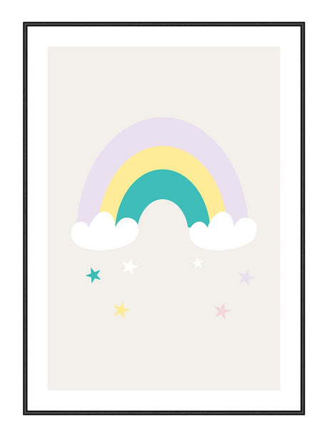 Girly Rainbow 21 x 29,7  / A4 cm Plakat