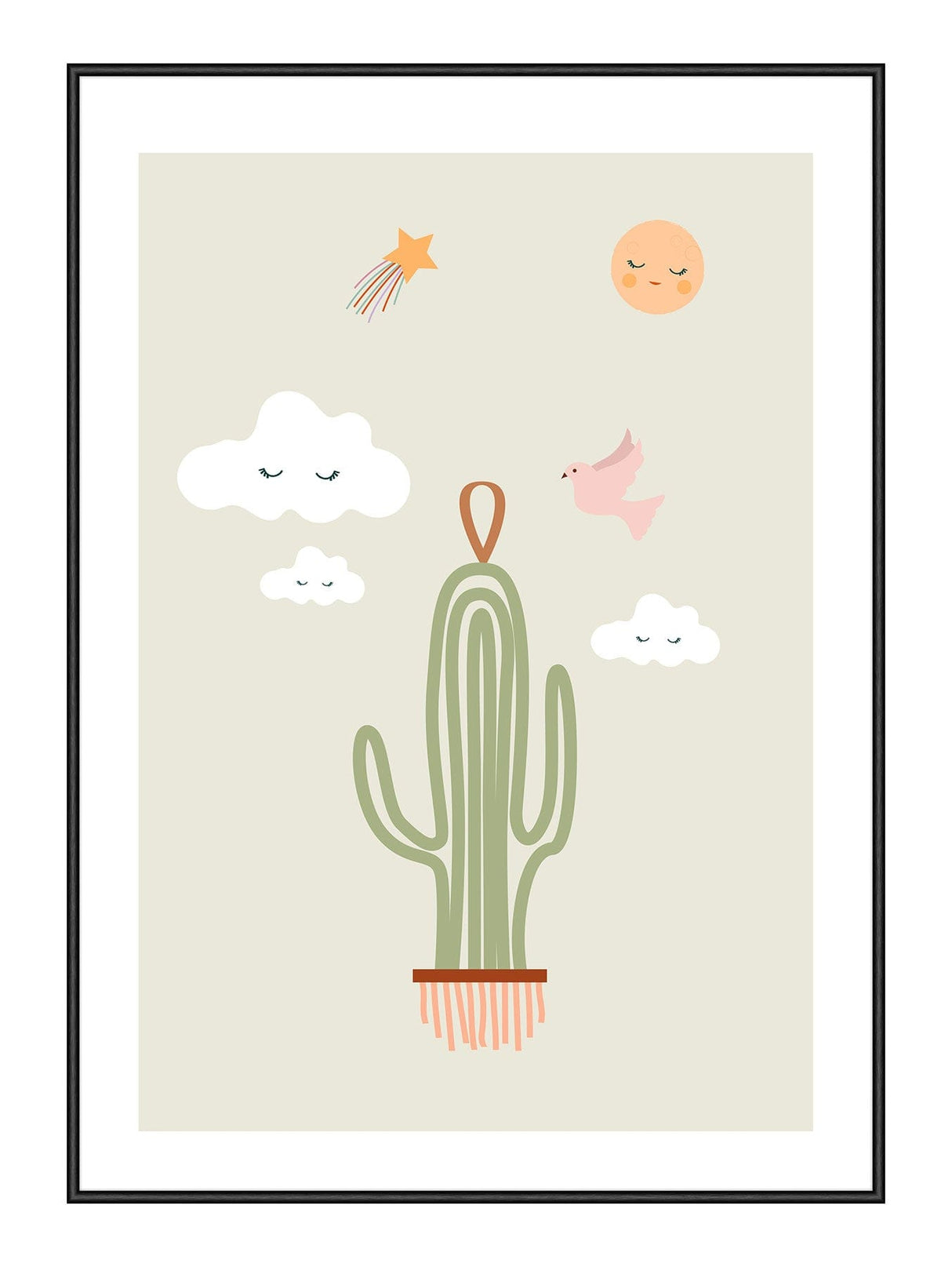 Cactus Composition 21 x 29,7  / A4 cm Plakat