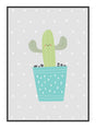 Happy Cactus 21 x 29,7  / A4 cm Plakat