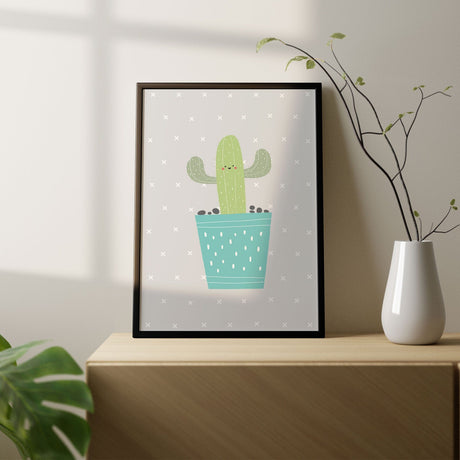 Plakat - Happy Cactus - Memory Art - Incado