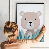 Plakat - Bear In Bush - Memory Art - Incado