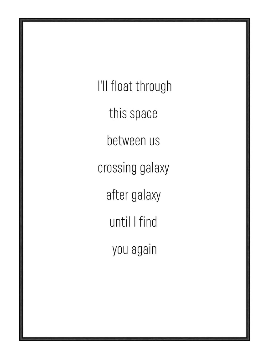 Plakat - Galaxy - Incado