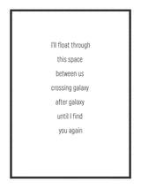 Plakat - Galaxy - Incado