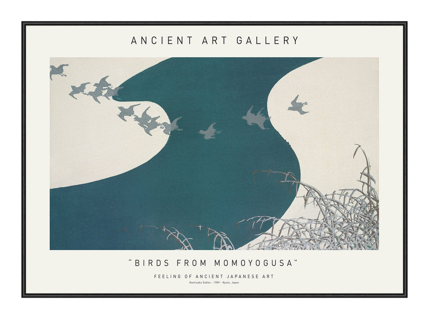 Plakat - Birds From Momoyogusa - Ancient Art - Incado
