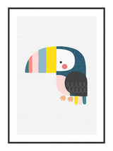 Colorful Tucan 21 x 29,7  / A4 cm Plakat