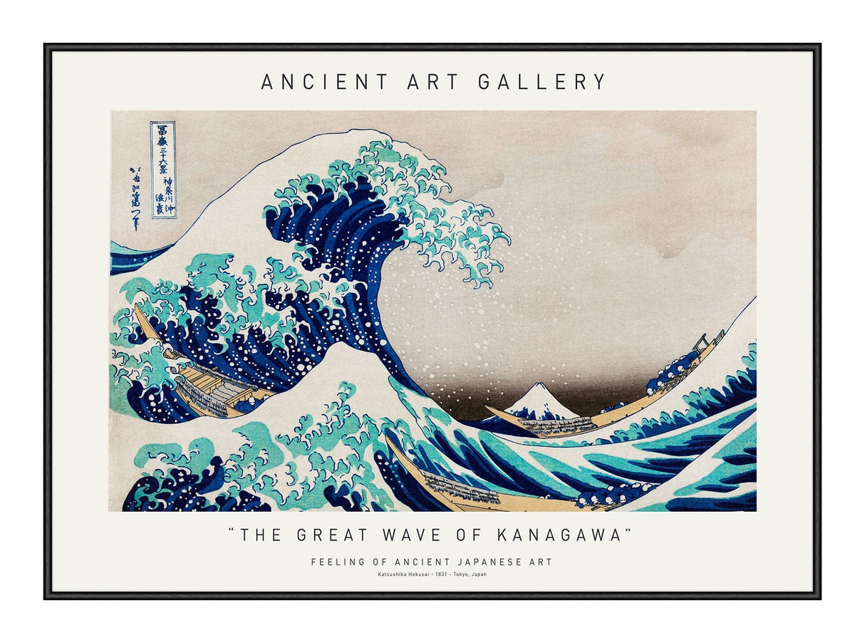 The Great Wave of Kanagawa 21 x 29,7  / A4 cm Plakat