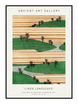 Lined Landscape 21 x 29,7  / A4 cm Plakat