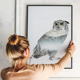 Plakat - White Owl - Incado