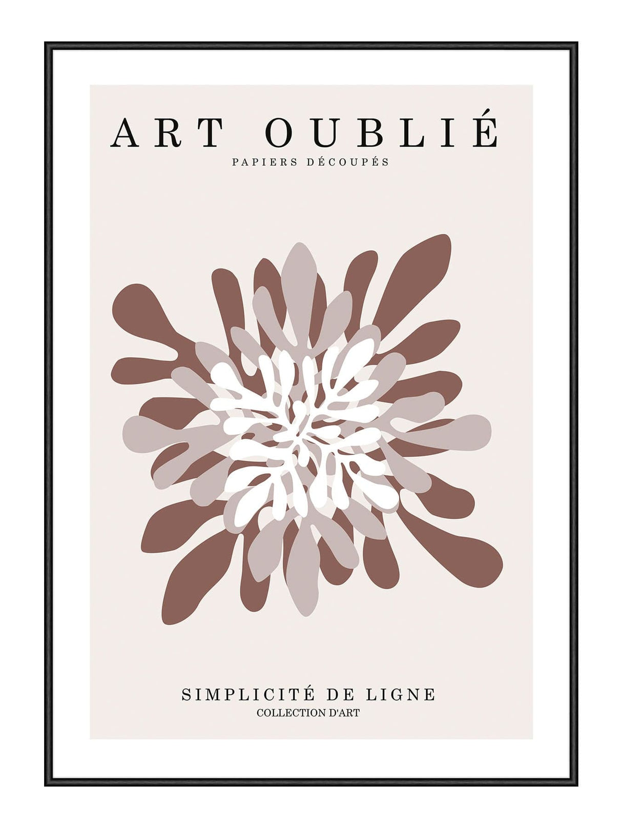 Subtle flower - Plakat 30 x 40  cm Plakat