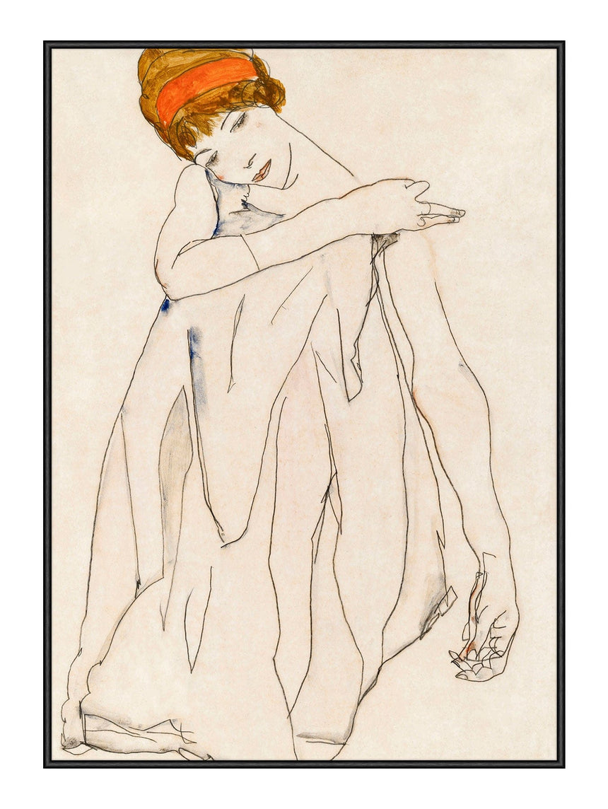Plakat - Portrait Féminin I - Egon Schiele - Incado