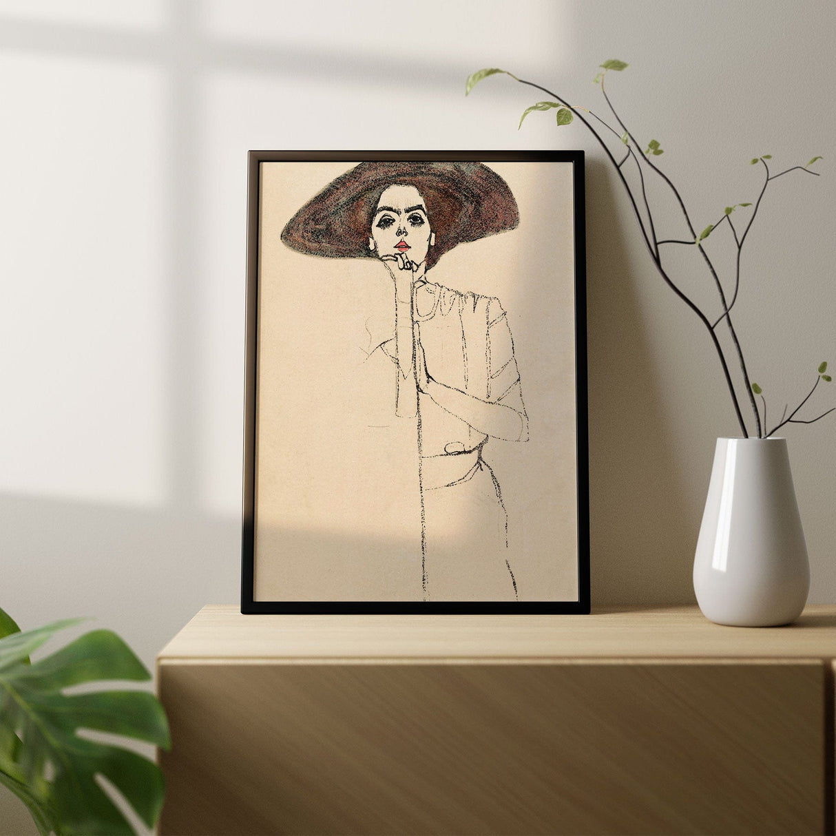 Portrait Féminin III - Kunstplakat