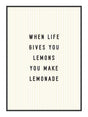 Make Lemonade 21 x 29,7  / A4 cm Plakat