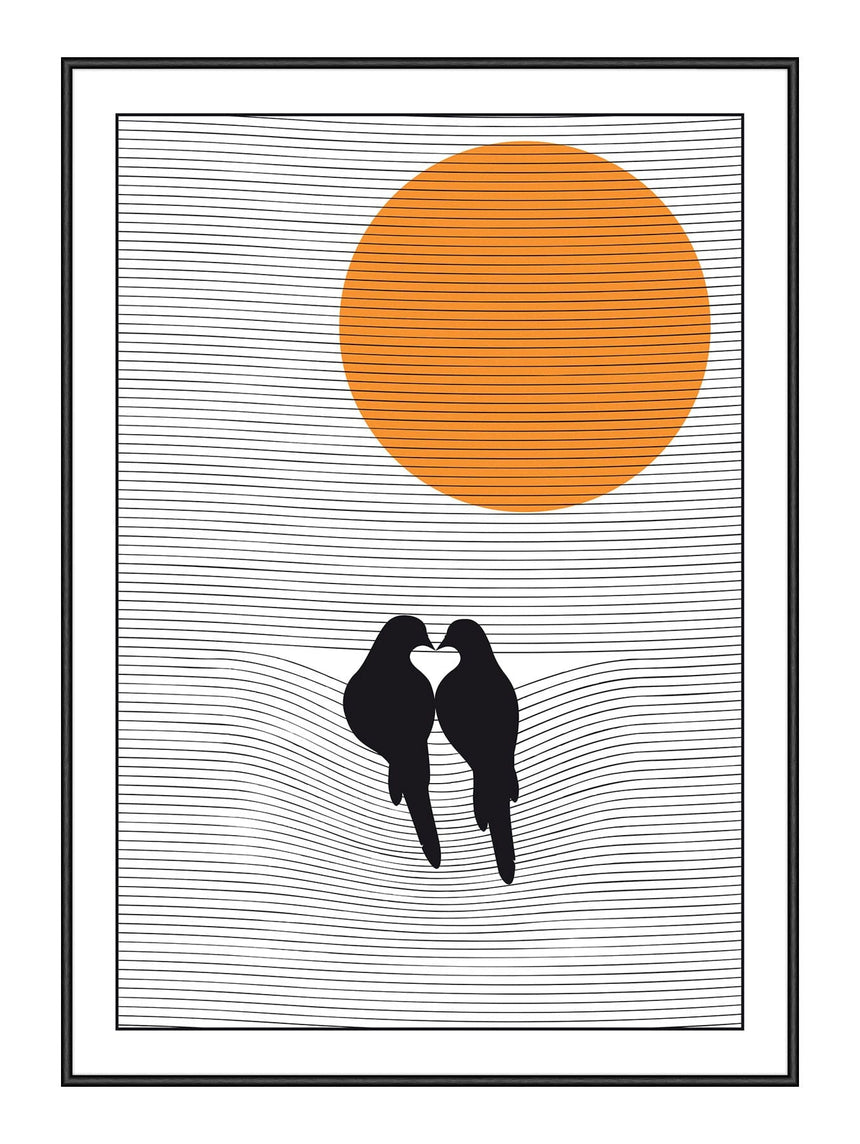 Plakat - Lovebirds - Incado