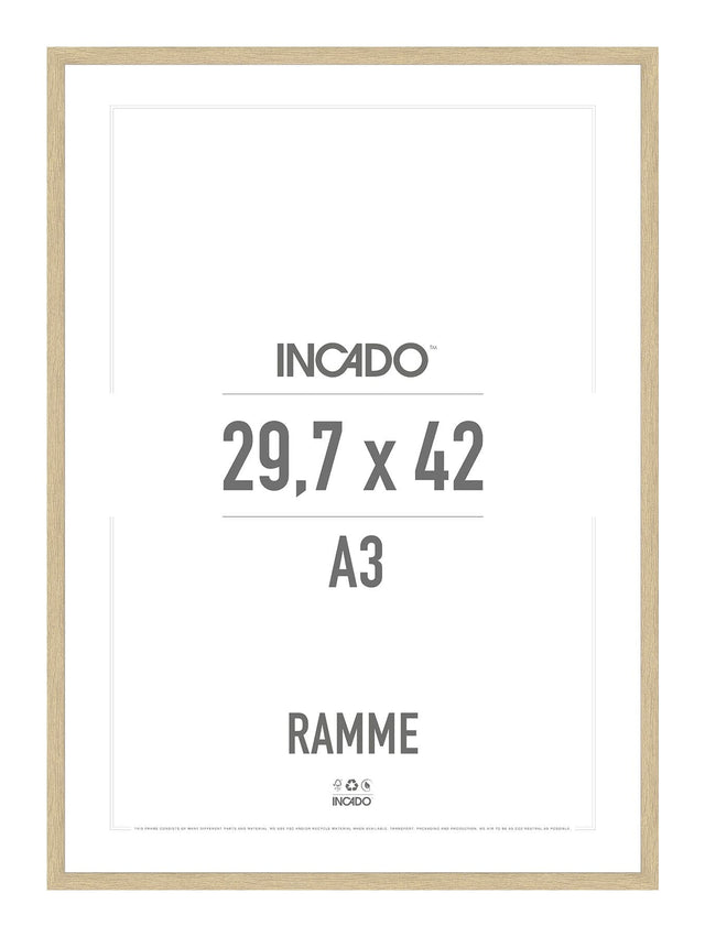 Eg - Ramme Incado NordicLine - 29,7 x 42 cm / A3 29,7 x 42  / A3 cm Ramme
