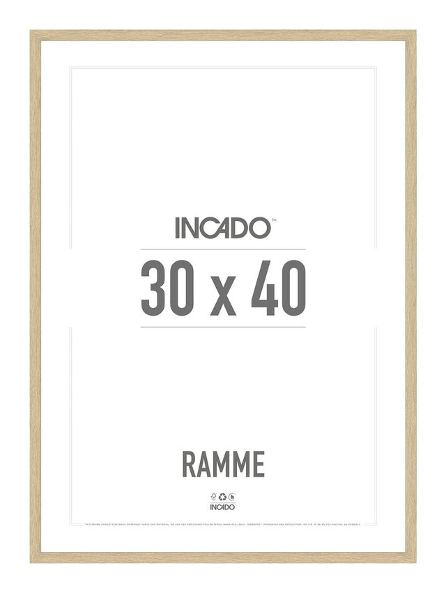 Eg - Ramme Incado NordicLine - 30 x 40 cm 30 x 40  cm Ramme