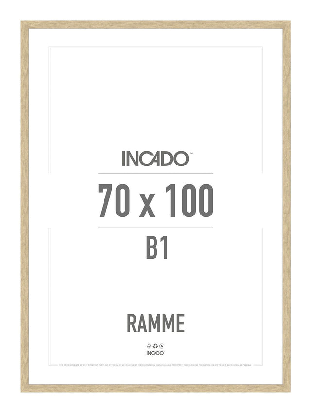 Eg - Ramme Incado NordicLine - 70 x 100 cm 70 x 100  cm Ramme