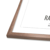 Walnut / Valnød Ramme - Incado NordicLine - 21 x 29,7 cm / A4