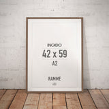 Walnut / Valnød Ramme - Incado NordicLine - 42 x 59,4 cm / A2