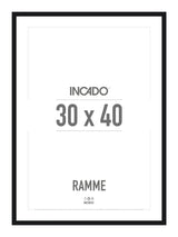 Sort Ramme - Incado NordicLine - 30 x 40 cm 30 x 40  cm Ramme
