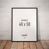 Sort Ramme - Incado NordicLine - 40 x 50 cm