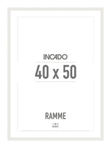Hvid Ramme - Incado NordicLine - 40 x 50 cm 40 x 50  cm Ramme