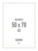Hvid Ramme - Incado NordicLine - 50 x 70 cm 50 x 70  cm Ramme