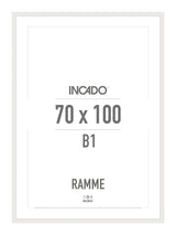 Hvid Ramme - Incado NordicLine - 70 x 100 cm 70 x 100  cm Ramme