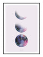 Plakat - Pink Moon Phase - Incado
