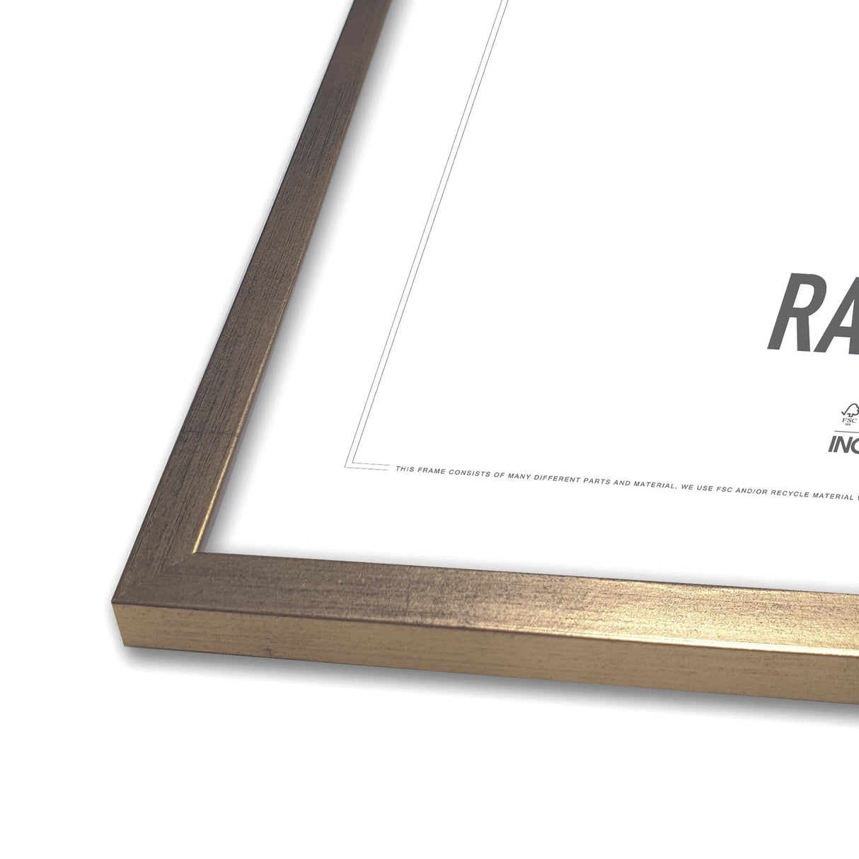 Guld Ramme - Incado NordicLine - 50 x 70 cm