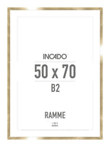 Guld Ramme - Incado NordicLine - 50 x 70 cm 50 x 70  cm Ramme