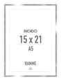 Sølv Ramme - Incado NordicLine - 15 x 21 cm 15 x 21  cm Ramme