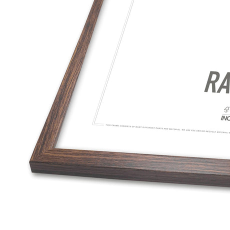 Cherry Brun Ramme - Incado NordicLine - 15 x 21 cm
